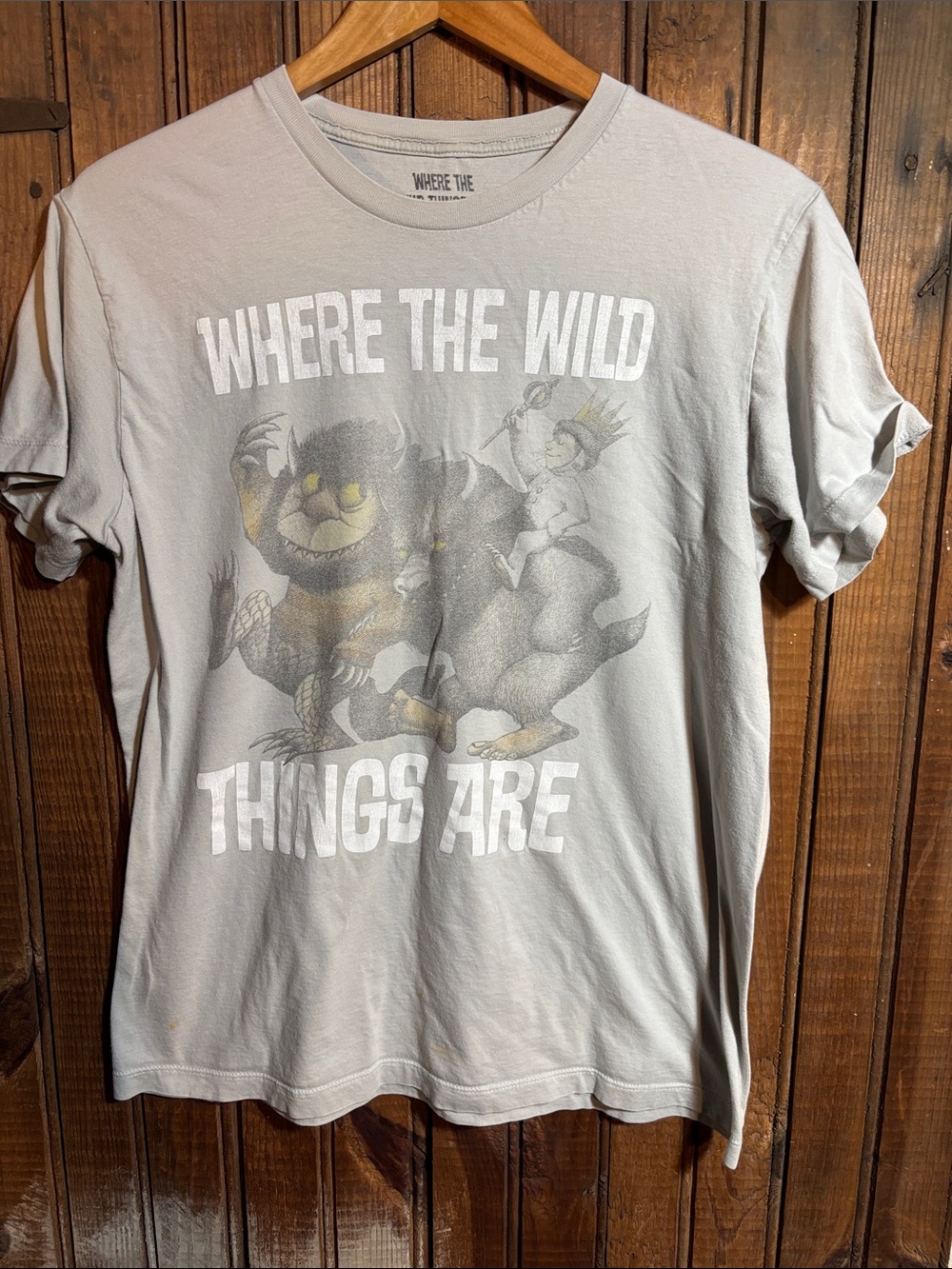Where The Wild Things Are Graphic T-Shirt - Light Gray